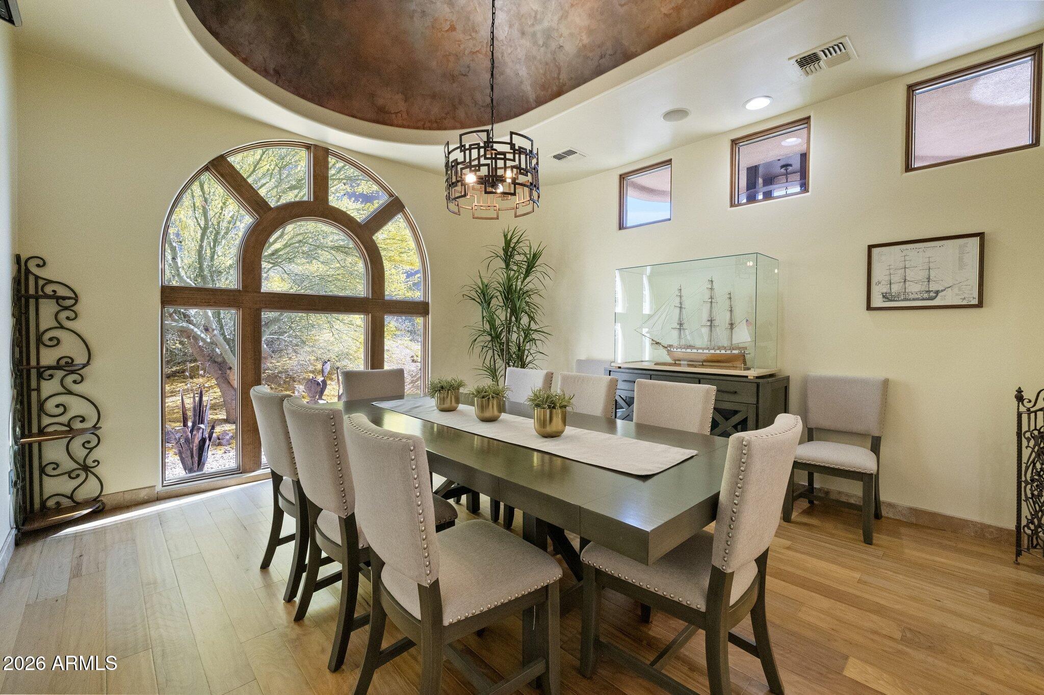 8540 East McDowell Road, Unit 21 Mesa, AZ 85207 - Photo 39 of 121 Formal Dining W/Floor To Ceiling Window