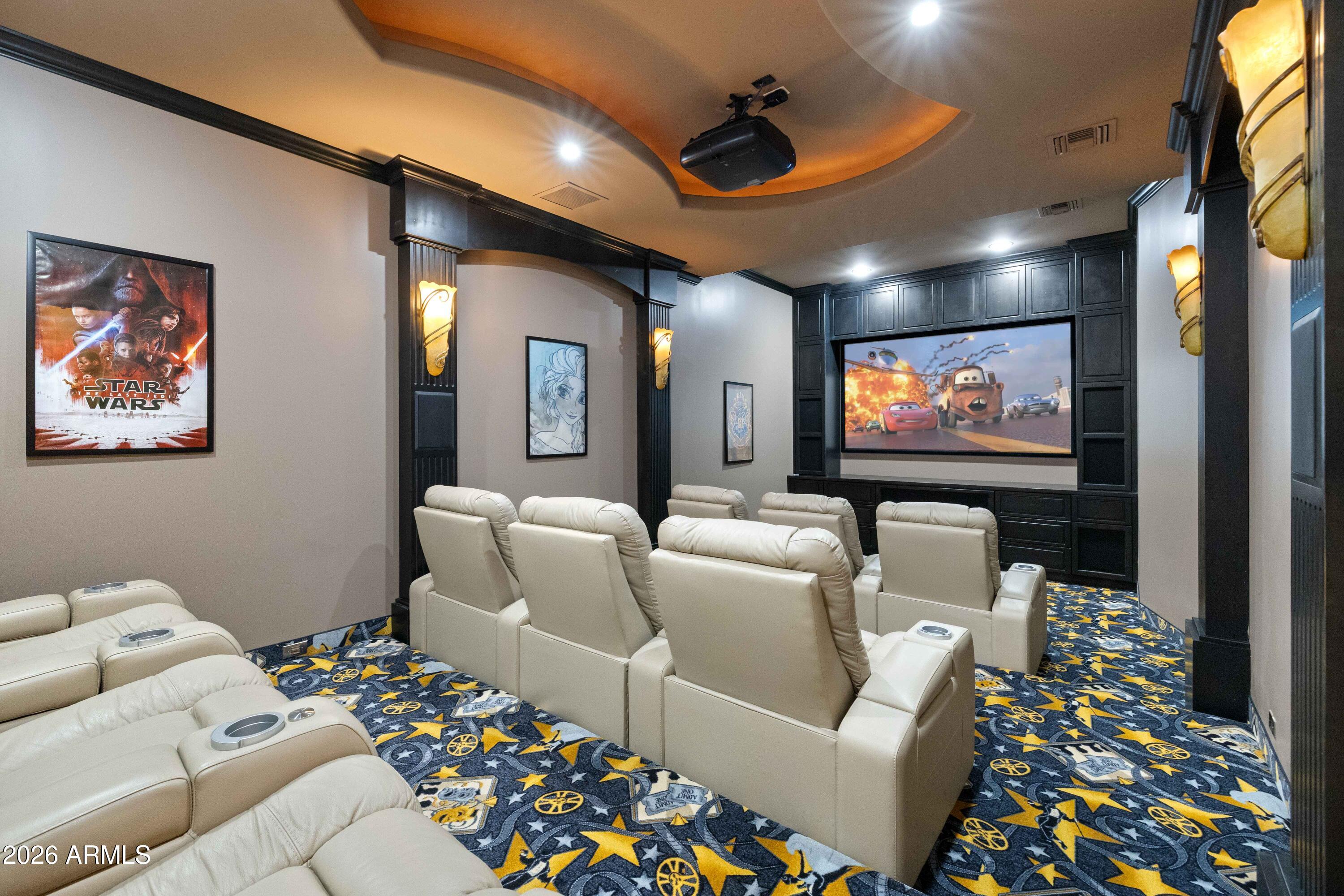 8540 East McDowell Road, Unit 21 Mesa, AZ 85207 - Photo 51 of 121 9-Chair Home Theatre