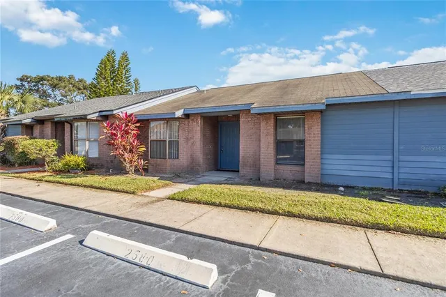 a front view of house