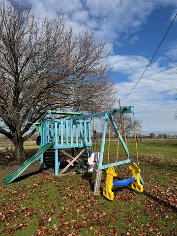 a view of outdoor space with seating