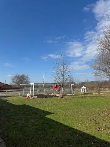 a view of building with outdoor space
