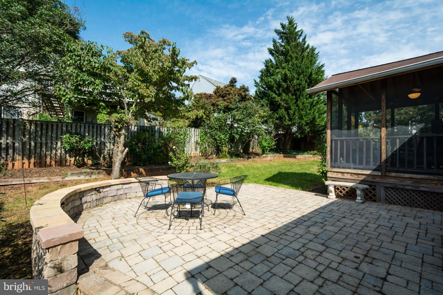 117 Country Road Sterling, VA 20165 - Photo 25 of 27 Stone Patio, adjacent to Screened In Porch
