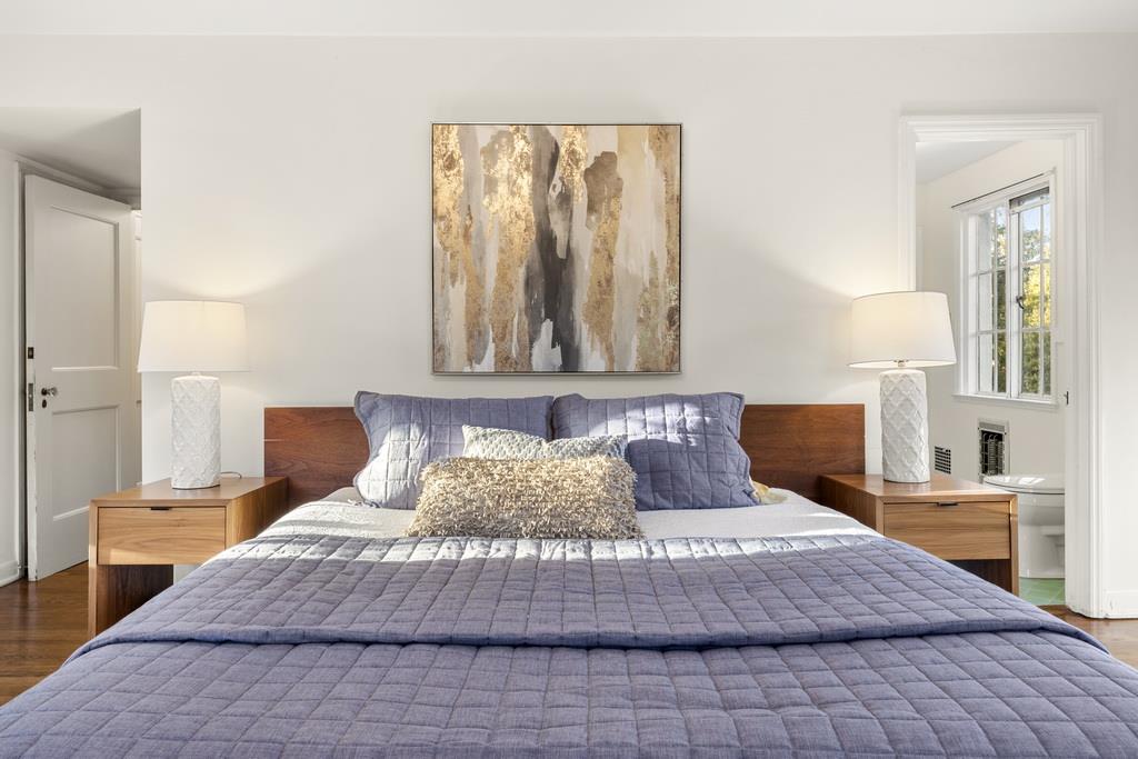 440 Gerona Road Stanford, CA 94305 - Photo 45 of 78 a bedroom with a large bed and a window