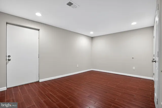 wooden floor in an empty room