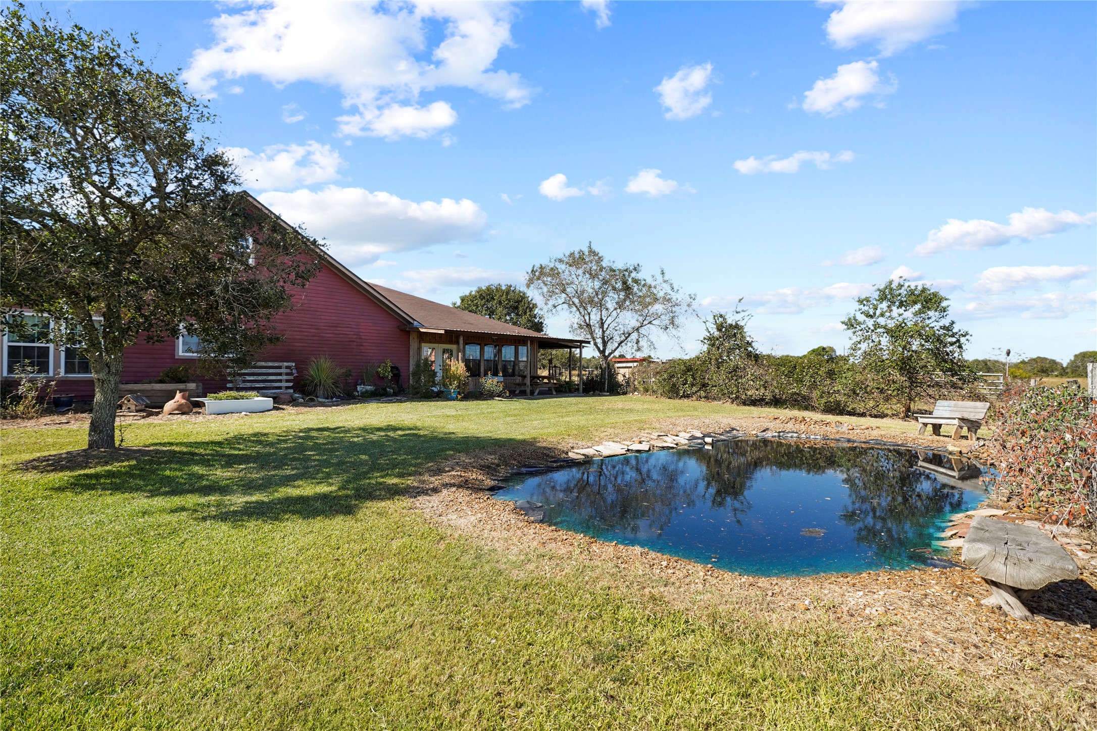 6710 Boothline Road Richmond, TX 77469 - Photo 37 of 43 a view of swimming pool is middle in the garden