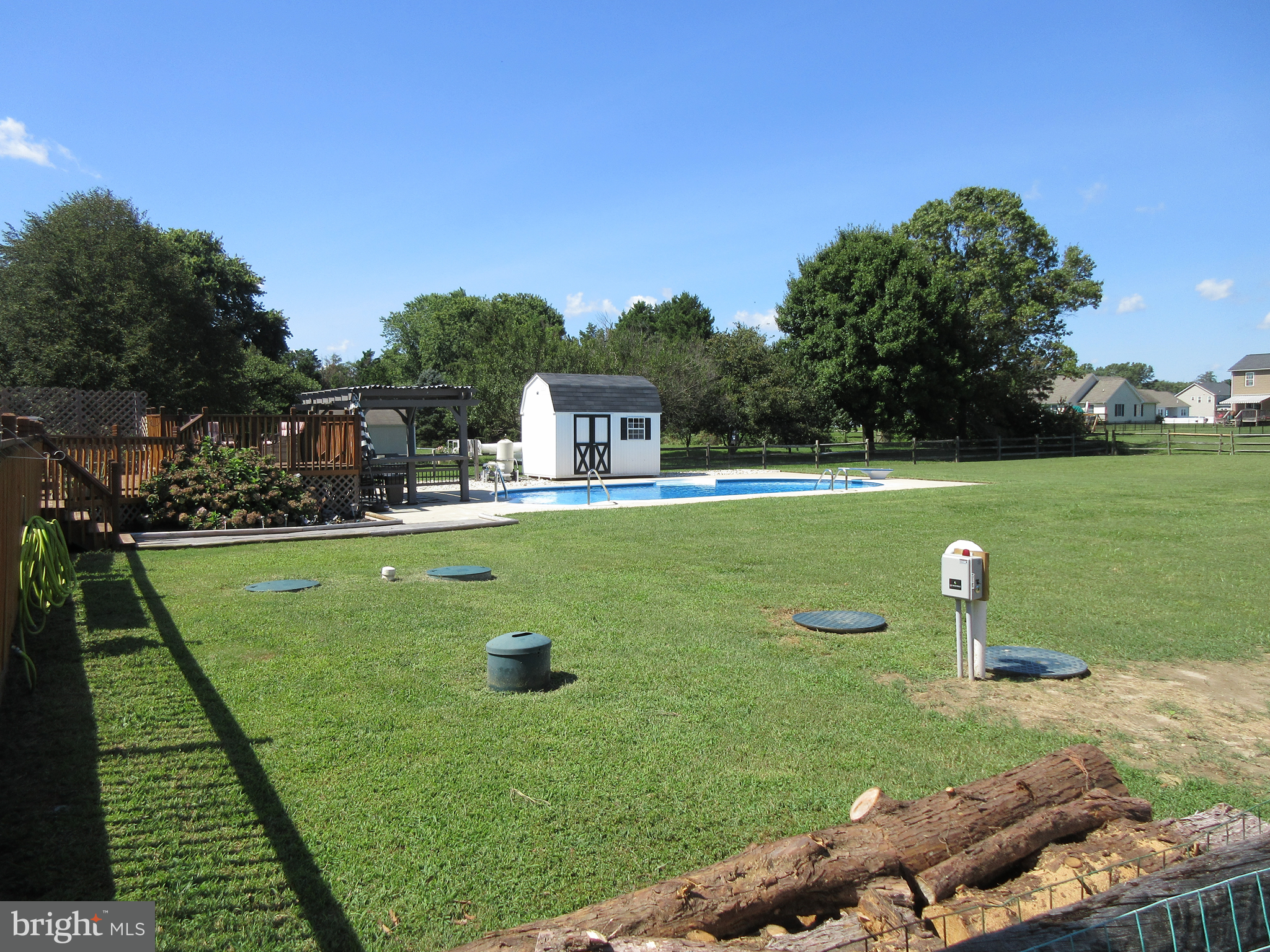 991 Church Hill Road Milford, DE 19963 - Photo 39 of 55 back yard septic