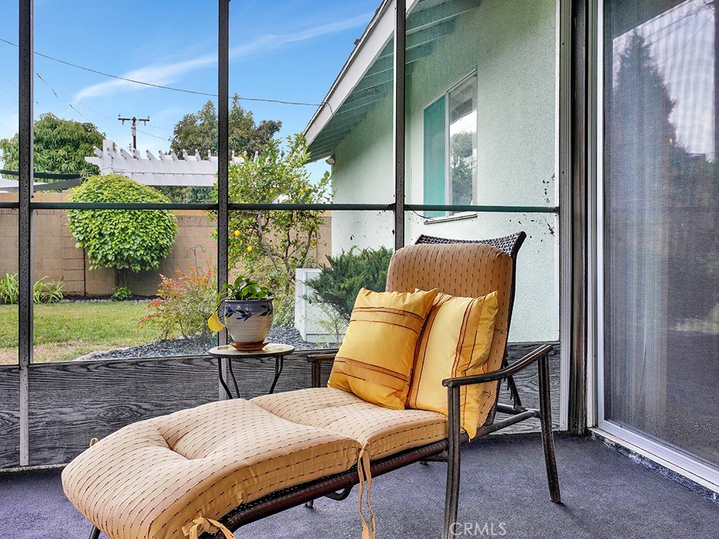 5092 Berkeley Avenue Westminster, CA 92683 - Photo 17 of 39 a balcony with furniture and next to a yard