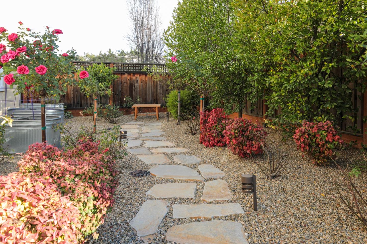 2718 Eden Lane Mountain View, CA 94040 - Photo 16 of 17 a view of a backyard with sitting area