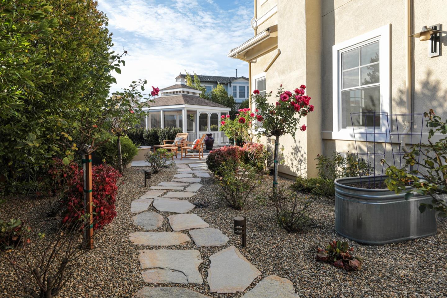2718 Eden Lane Mountain View, CA 94040 - Photo 17 of 17 a view of a backyard with sitting area and garden
