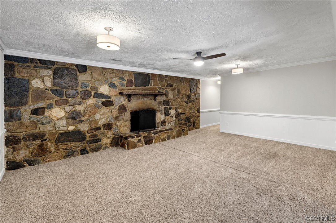 2527 Mountain View Road Powhatan, VA 23139 - Photo 15 of 34 Masonry Stone Decorative Fireplace wall