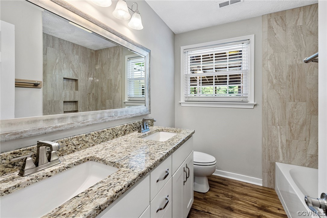 2527 Mountain View Road Powhatan, VA 23139 - Photo 23 of 34 Granite Countertops in Hall Bath