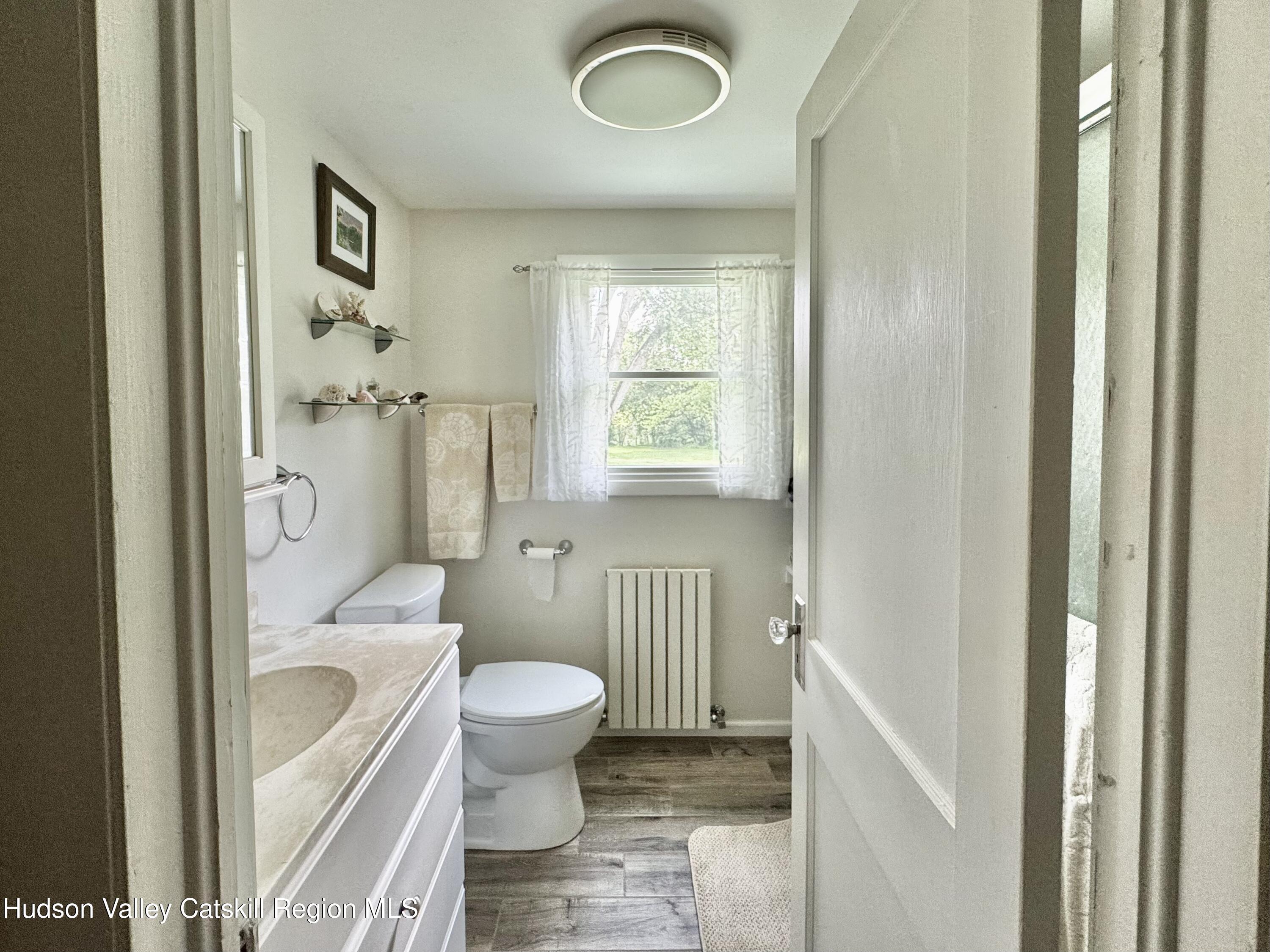 189-195 Vedder Road Catskill, NY 12414 - Photo 20 of 39 a bathroom with a toilet a sink and a mirror