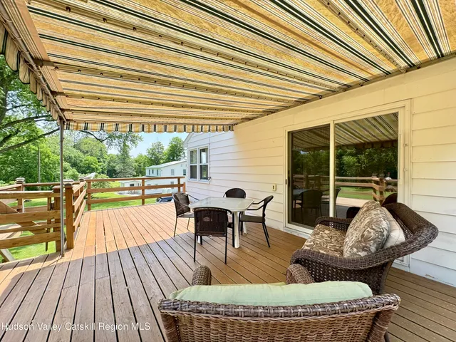 a view of a trees with a yard