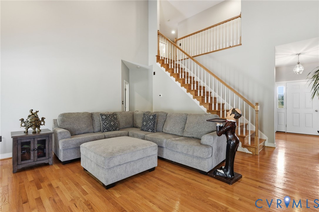 2018 Old Church Road Mechanicsville, VA 23111 - Photo 17 of 49 a living room with furniture and wooden floor