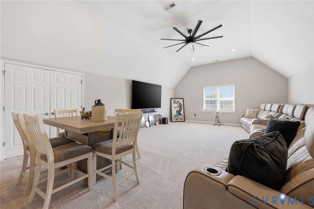 2018 Old Church Road Mechanicsville, VA 23111 - Photo 31 of 49 a living room with furniture and a flat screen tv