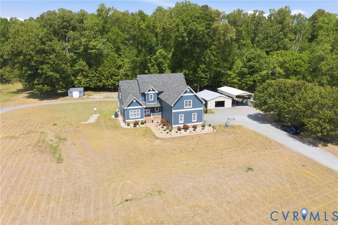 2018 Old Church Road Mechanicsville, VA 23111 - Photo 44 of 49 a view of a swimming pool with a garden