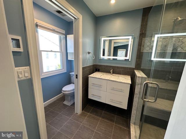416 Sudbury Road Linthicum Heights, MD 21090 - Photo 14 of 20 Primary Bath, heated floors, walk in shower etc.