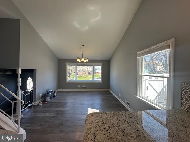 416 Sudbury Road Linthicum Heights, MD 21090 - Photo 5 of 20 Open Liv/Din/Kit w/Cath. ceilings, 2 Brkfst Bars