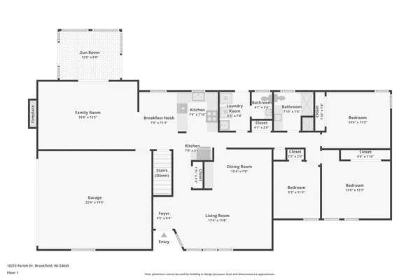 $440,000 | 18215 Parish Drive, Brookfield, WI 53045