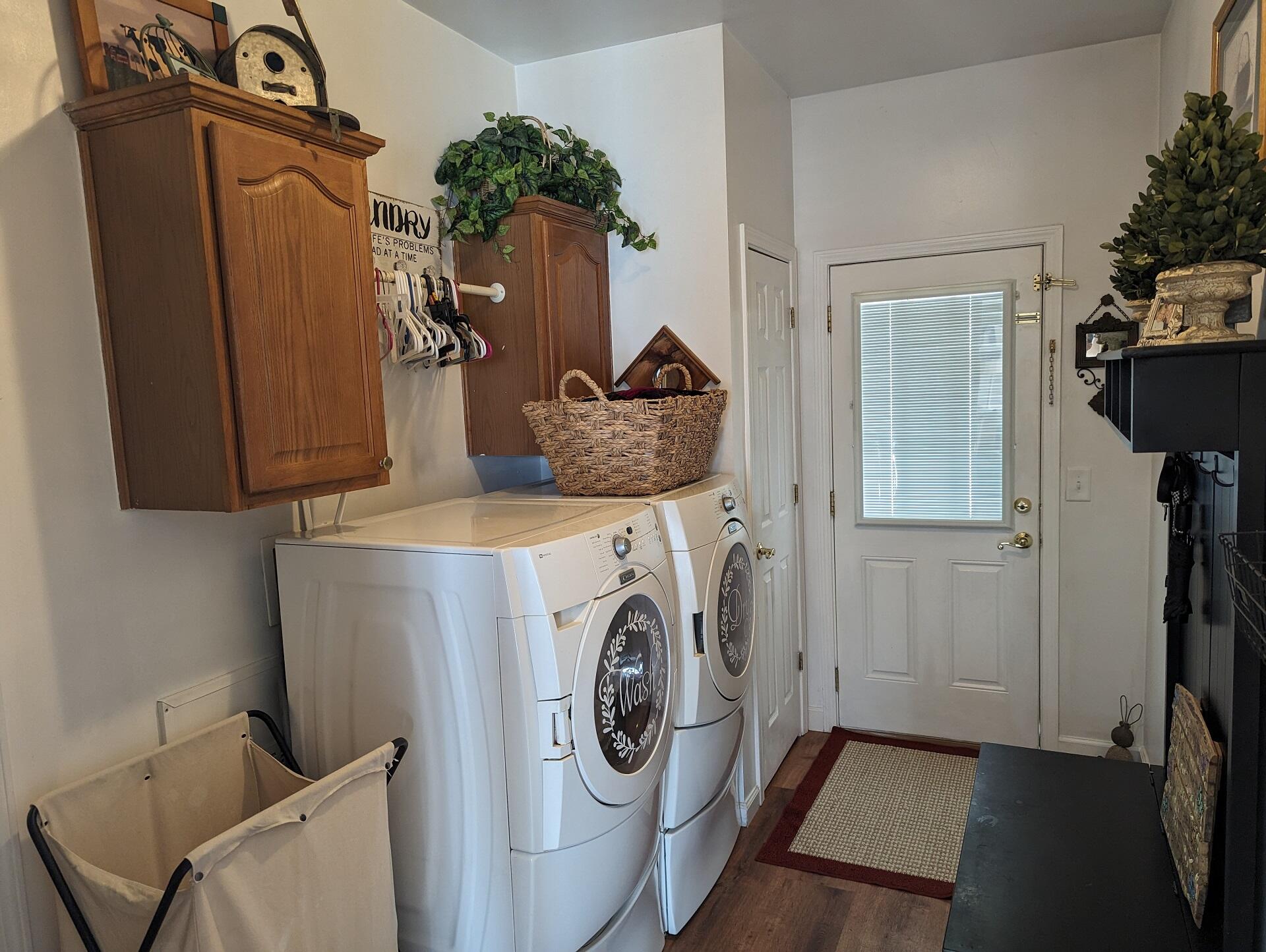 80 Bonbrook Road Wirtz, VA 24184 - Photo 51 of 53 a utility room with dryer and washer