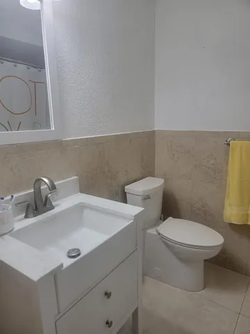 a bathroom with a sink and a toilet