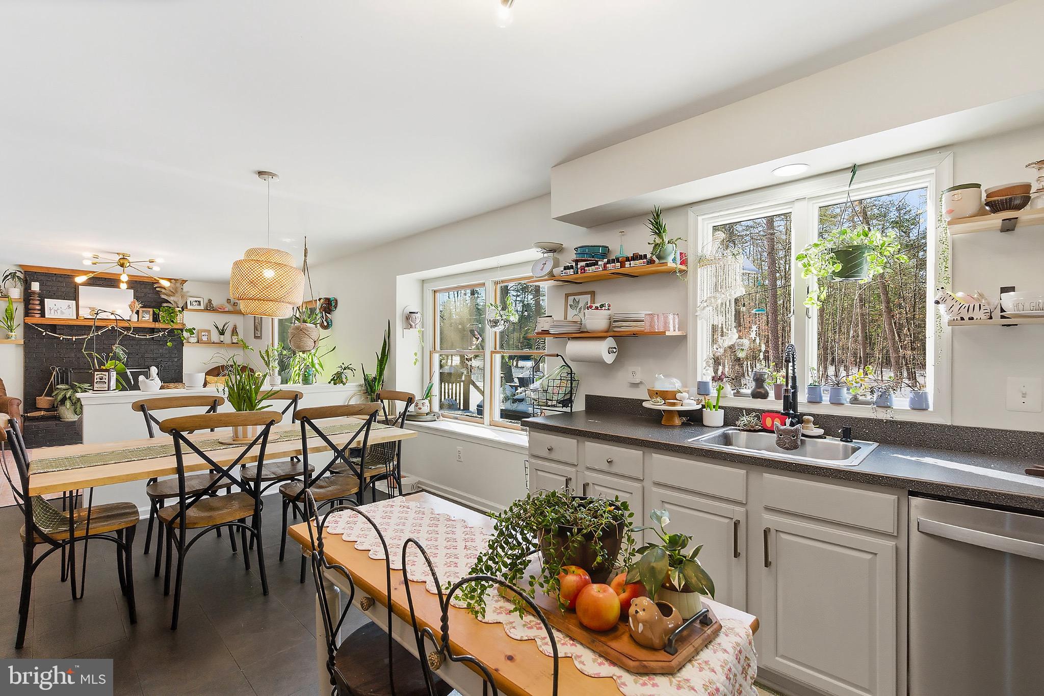 128 Highway 72 Vincentown, NJ 08088 - Photo 15 of 32 a view of a dining room with furniture window and outside view
