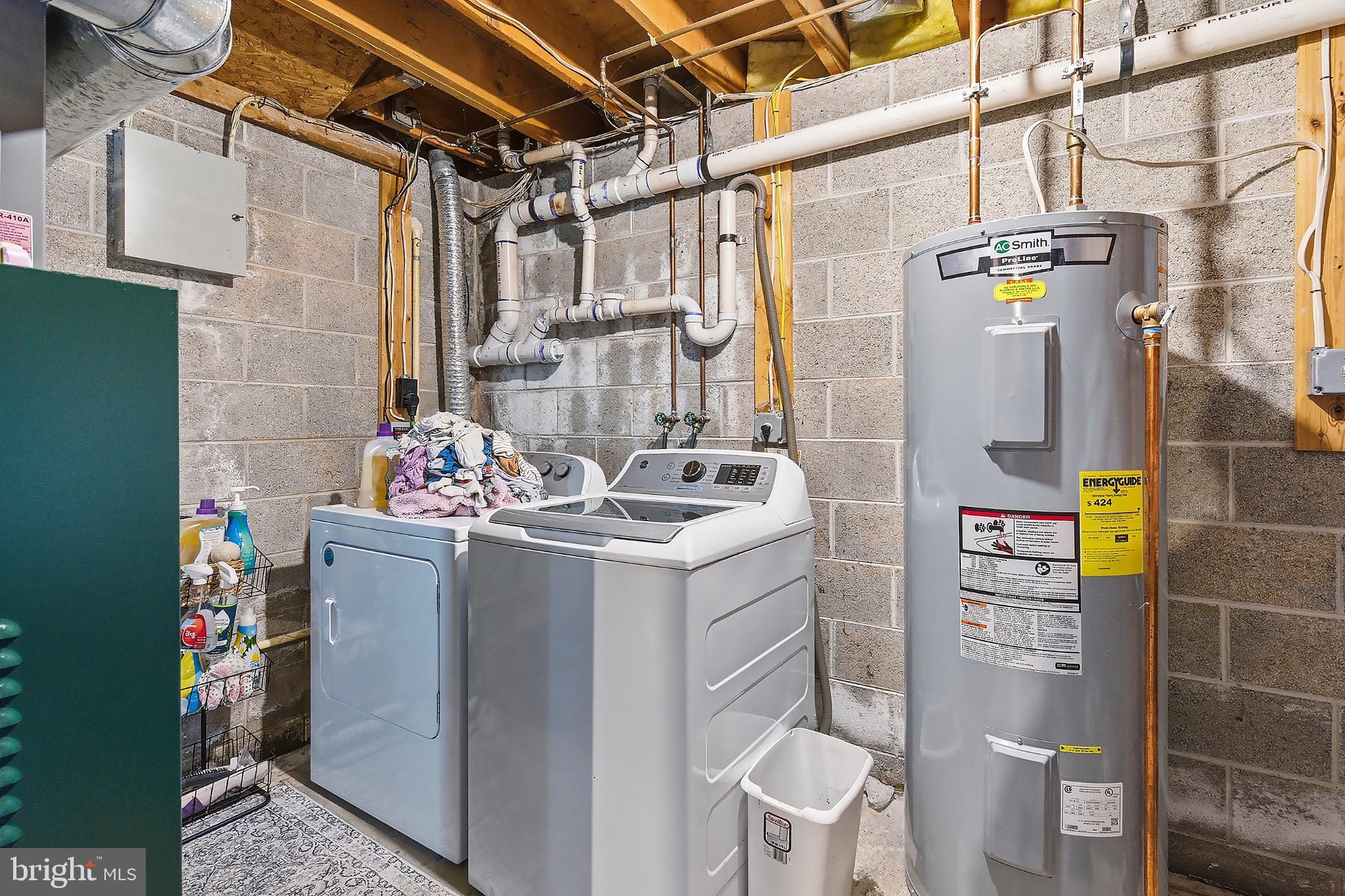 128 Highway 72 Vincentown, NJ 08088 - Photo 27 of 32 a utility room with dryer and washer