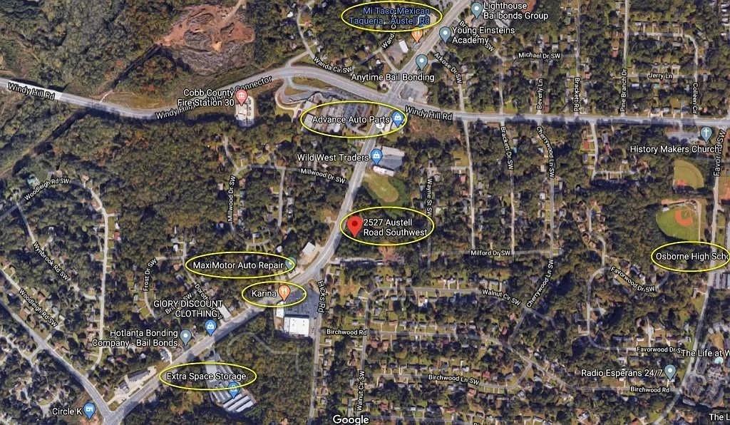 2527 Austell Road Southwest Marietta, GA 30060 - Photo 4 of 5 a picture of street view