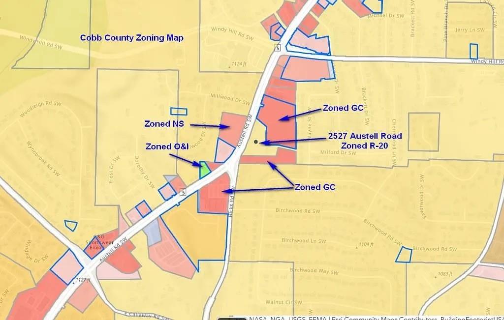 2527 Austell Road Southwest Marietta, GA 30060 - Photo 5 of 5 a close up of a wall with a shower