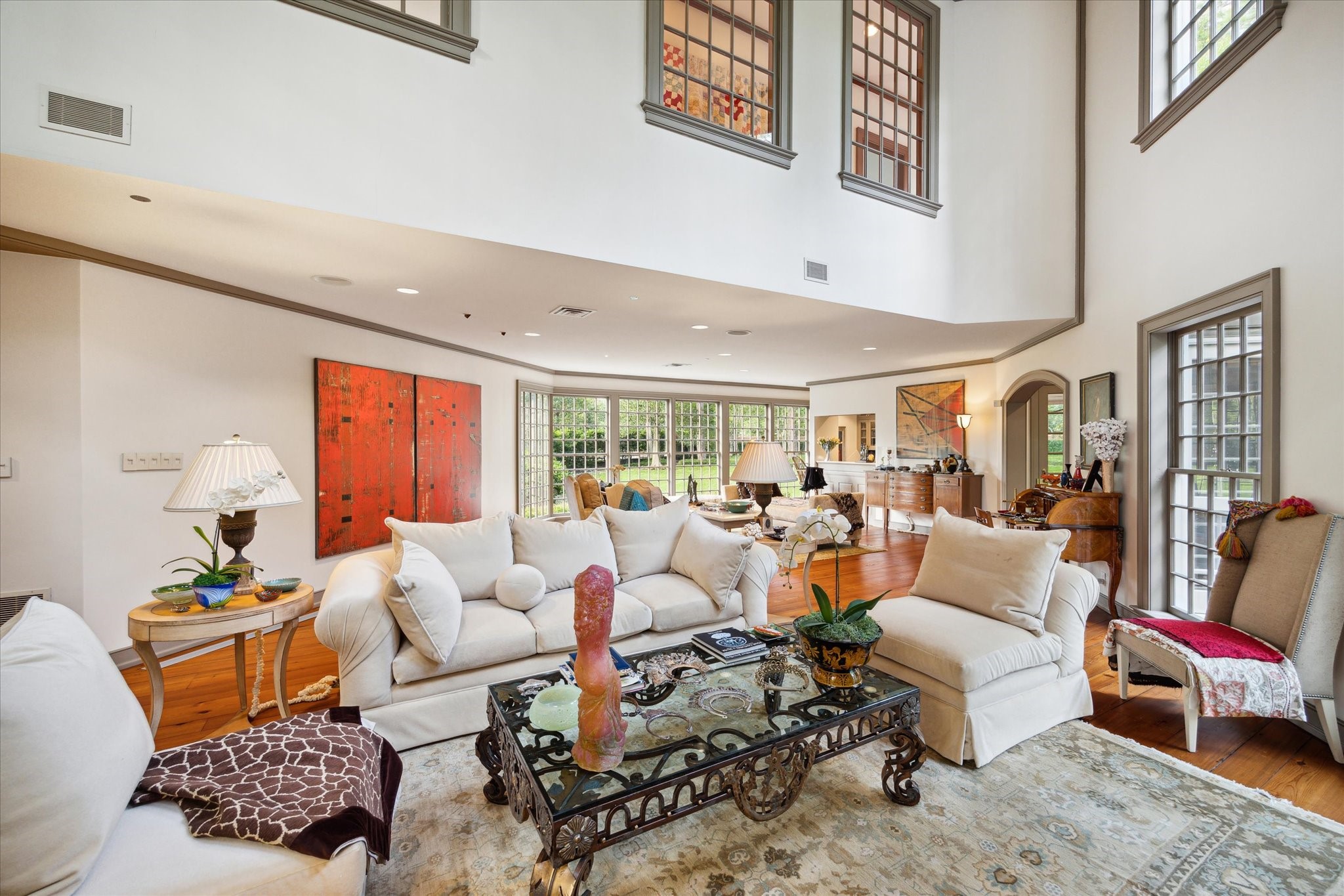 3971 Inverness Drive Houston, TX 77019 - Photo 15 of 50 a living room with furniture and a large window