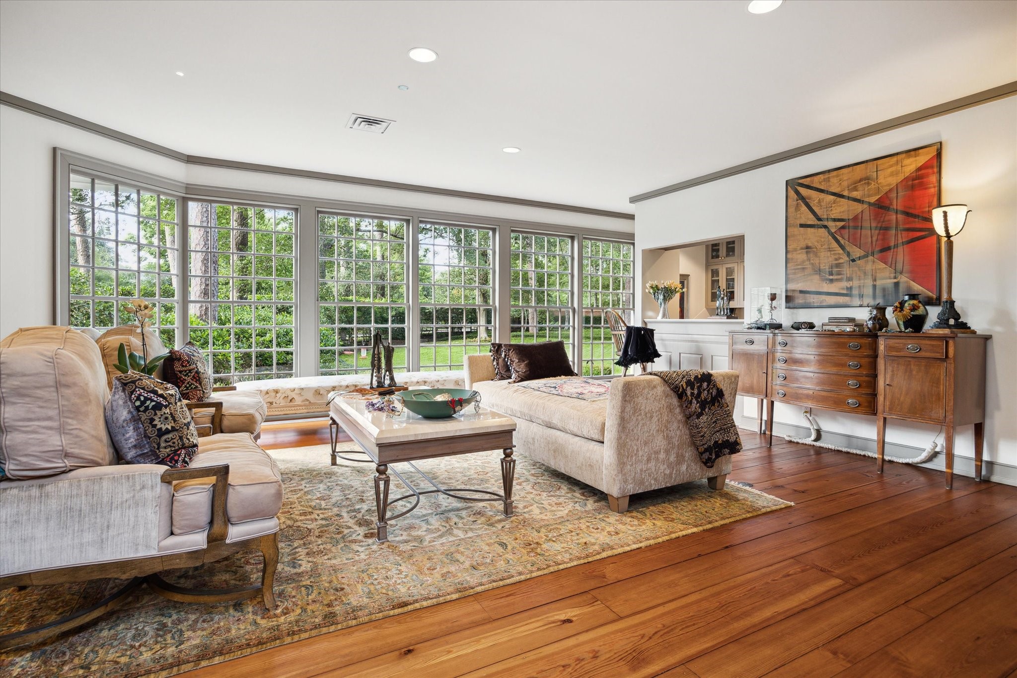 3971 Inverness Drive Houston, TX 77019 - Photo 17 of 50 a living room with furniture and a large window