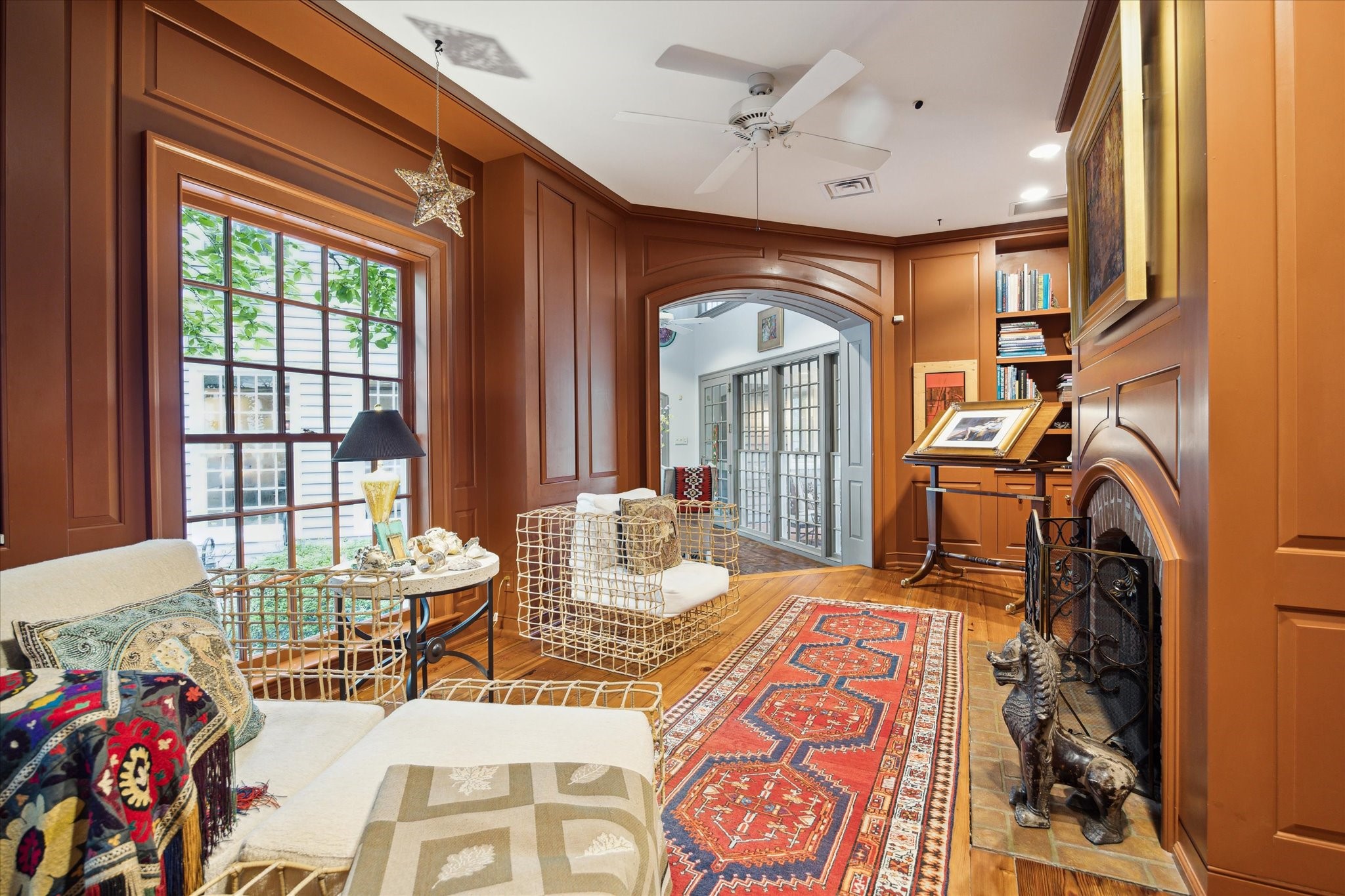 3971 Inverness Drive Houston, TX 77019 - Photo 22 of 50 a living room with furniture and a large window