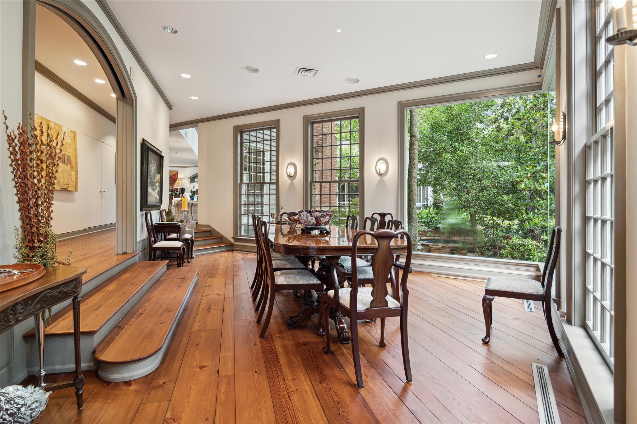 3971 Inverness Drive Houston, TX 77019 - Photo 10 of 50 a view of a dining room with furniture window and wooden floor