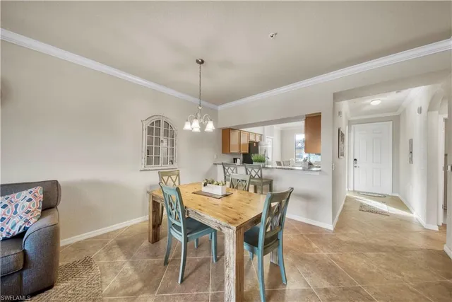 a view of a dining room and livingroom view