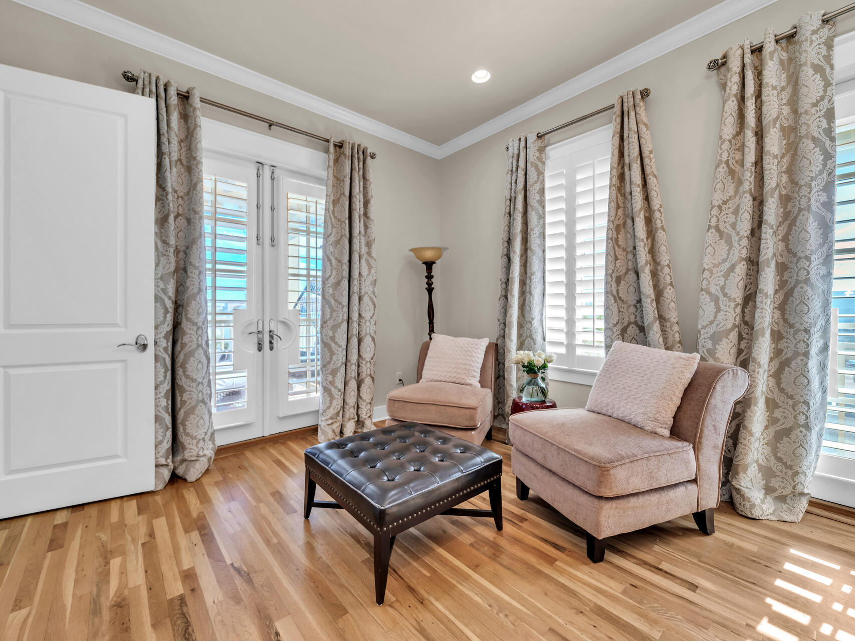 10140 East County Highway 30A, Unit 1 Inlet Beach, FL 32461 - Photo 32 of 54 a living room with furniture and wooden floor