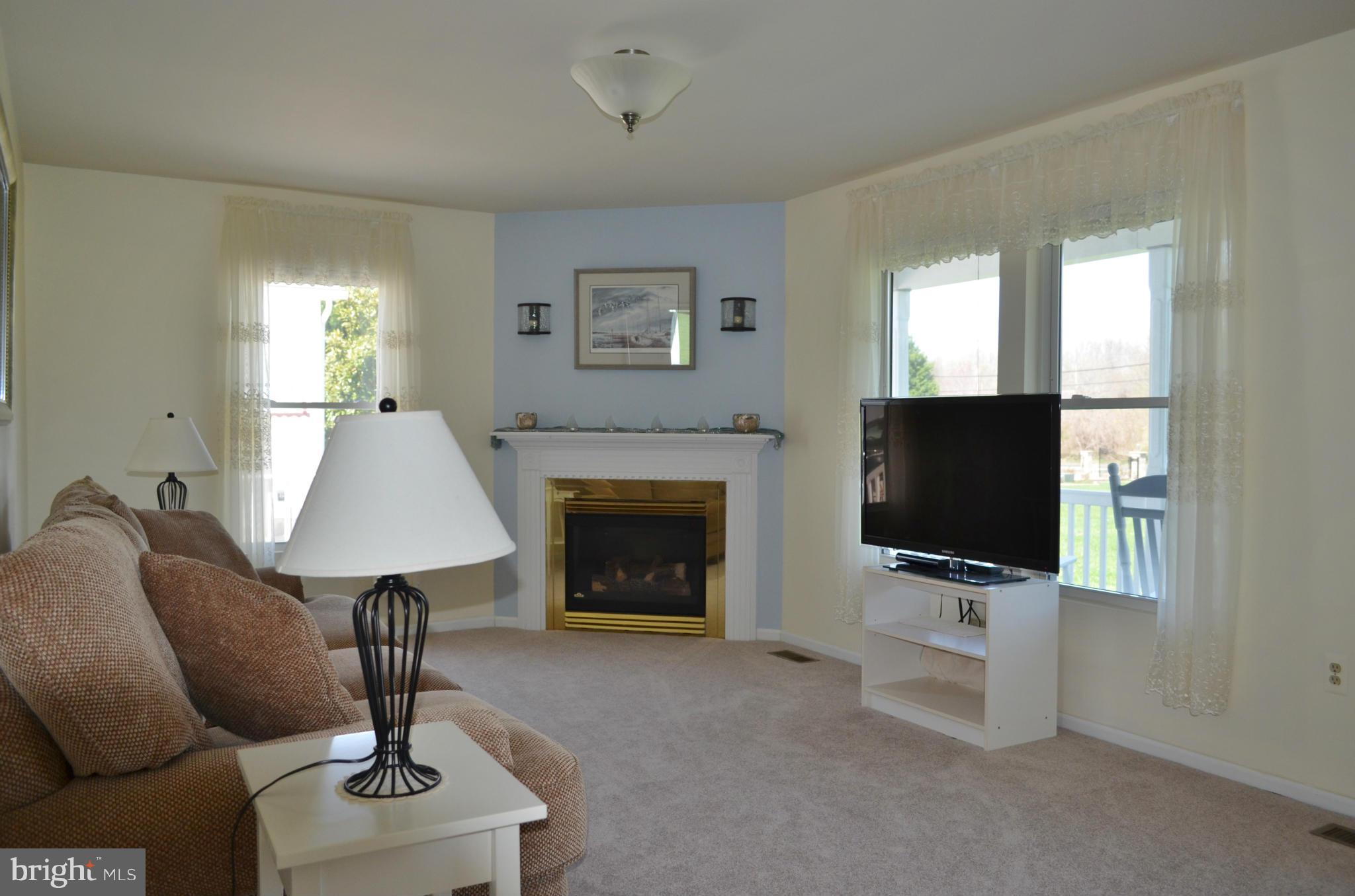 75 Fairhaven Road Tracys Landing, MD 20779 - Photo 7 of 30 a living room with furniture a fireplace and a flat screen tv