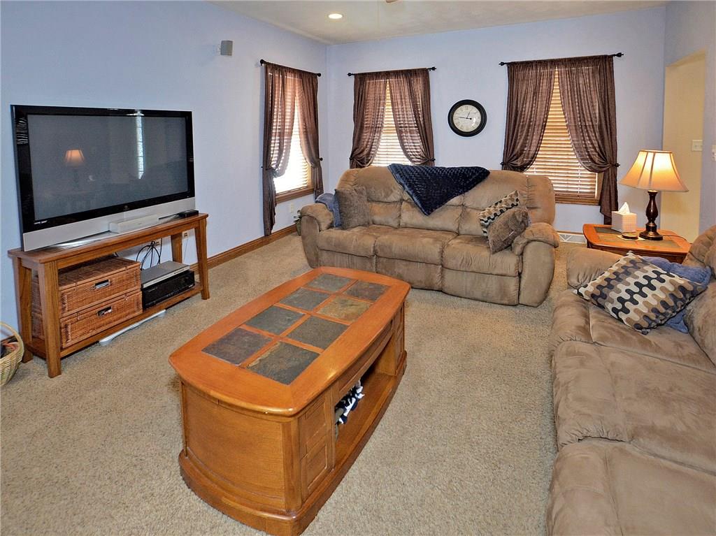 1488 Cavitt Road Monroeville, PA 15146 - Photo 10 of 23 Family Room - recessed lighting and oak trim and plenty of natural sunlight
