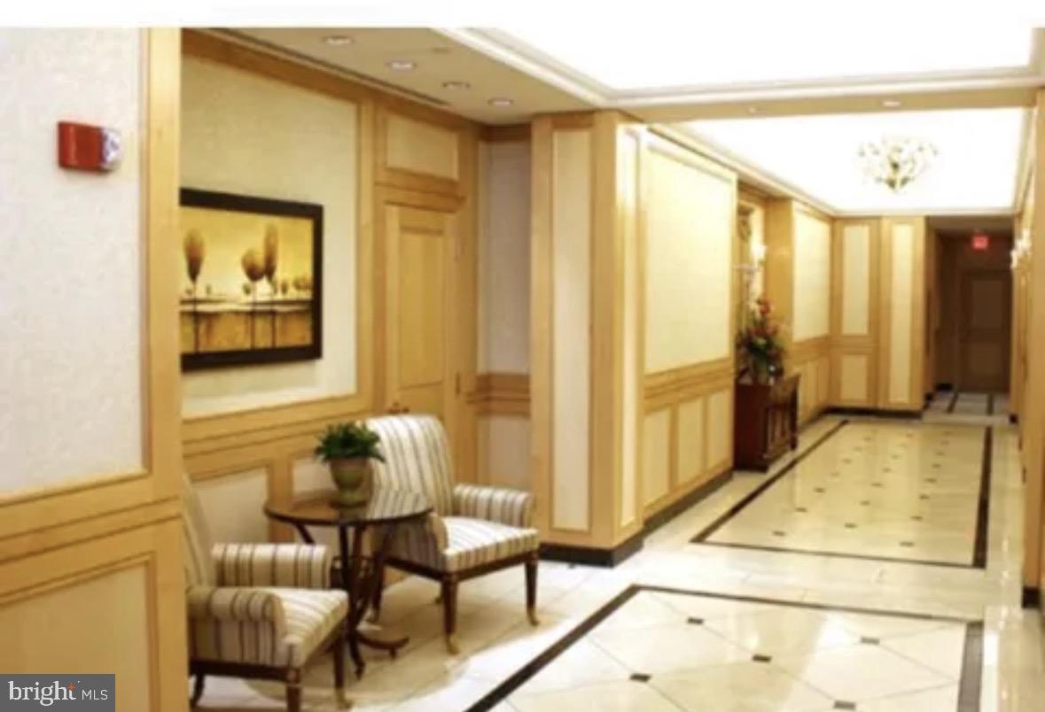 1500 Chestnut Street, Unit 4D Philadelphia, PA 19102 - Photo 26 of 26 Elegant corridor with classic decor.