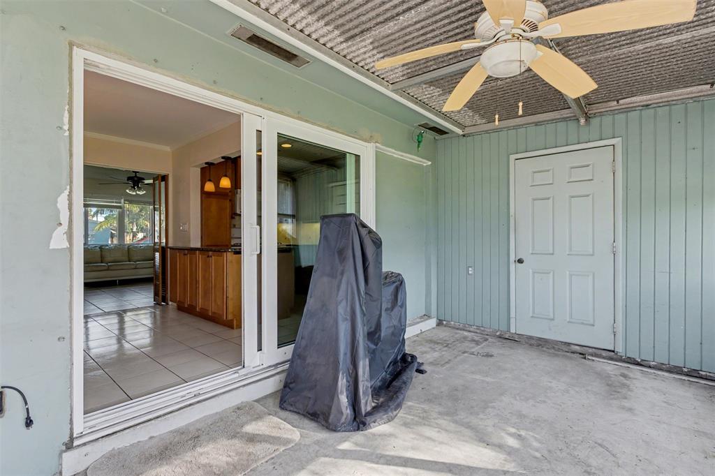 6430 Harding Street Hollywood, FL 33024 - Photo 20 of 24 Screened patio with laundry room