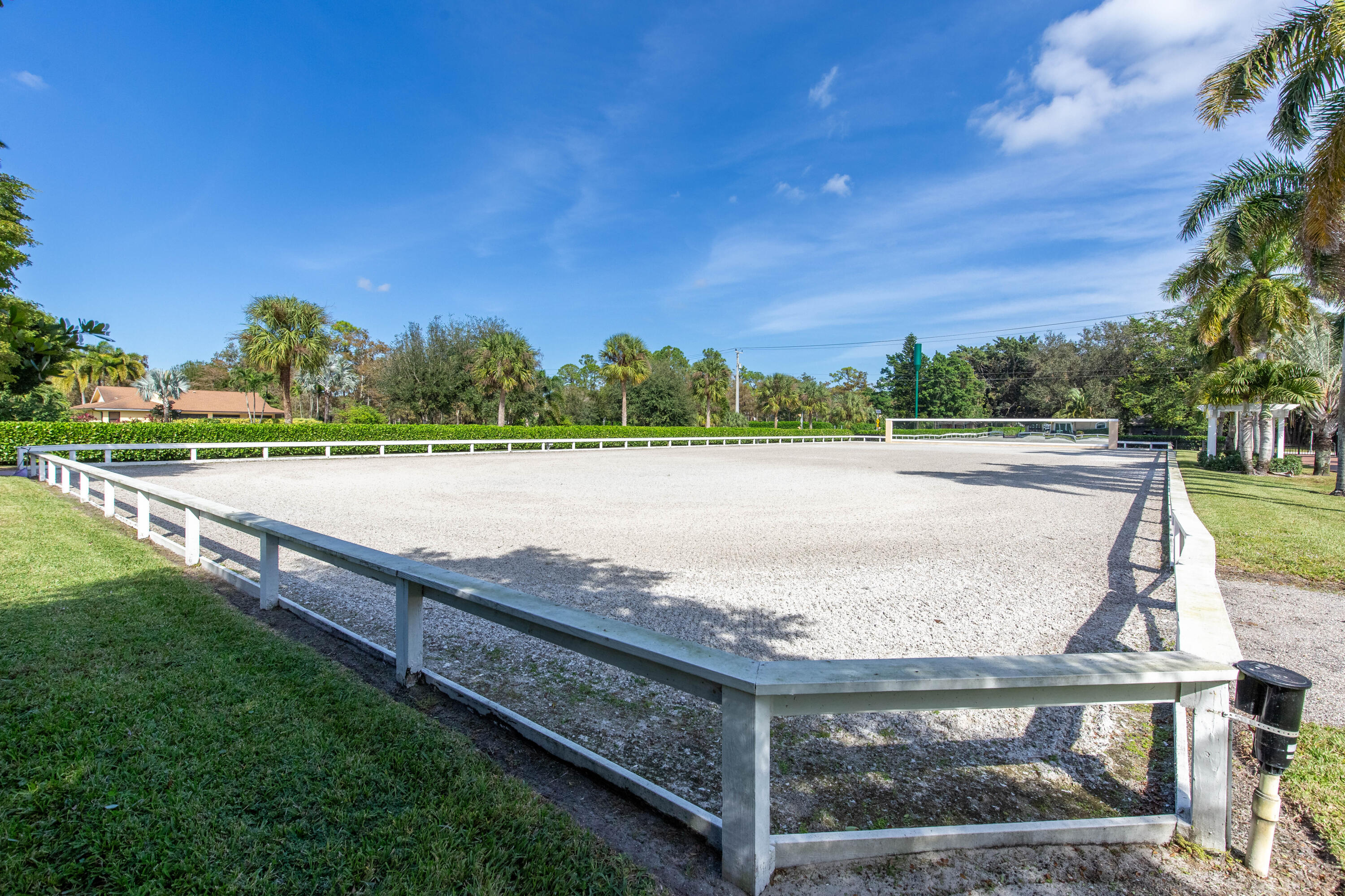 14943 Paddock Drive, Unit STALLS AND ) Wellington, FL 33414 - Photo 31 of 41 a view of a yard with an outdoor space
