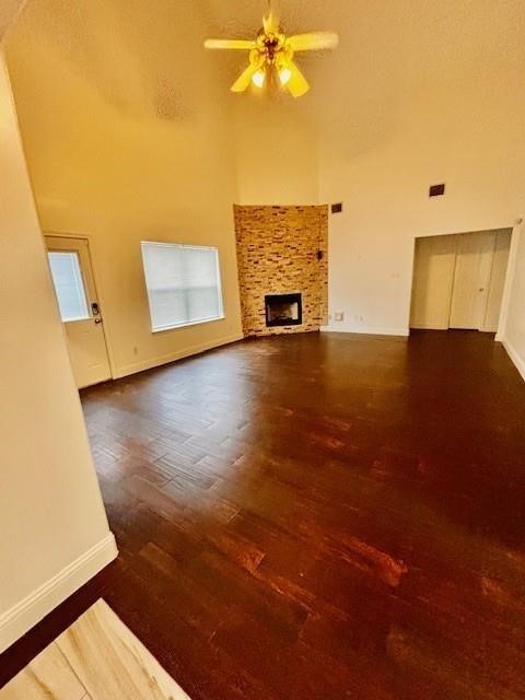 23915 Floragate Drive Spring, TX 77373 - Photo 3 of 25 a view of empty room with a fireplace