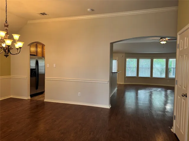 a view of livingroom with hardwood floor and window