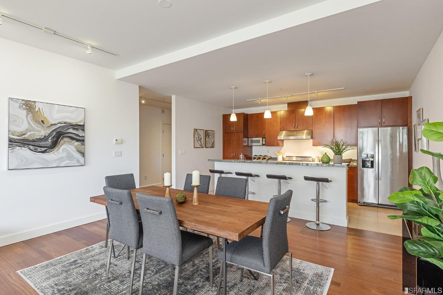 741 Clement Street, Unit 202 San Francisco, CA 94118 - Photo 10 of 23 a dining area with furniture and window