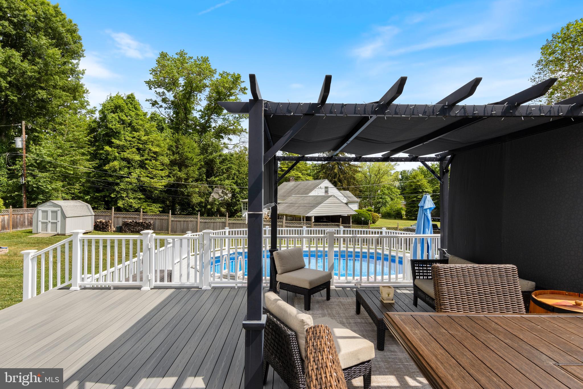 8 Leslie Lane Wallingford, PA 19086 - Photo 31 of 34 Deck off Sunroom