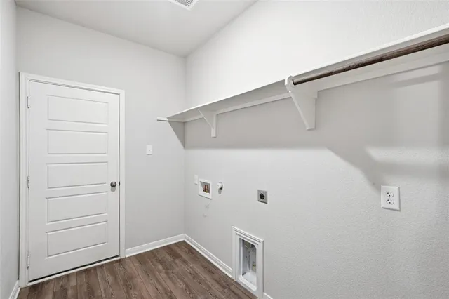 a view of an empty room