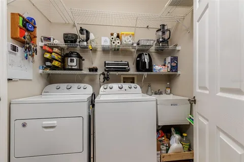 a view of a room with lots of stuff