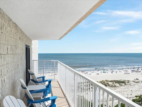 a view of ocean view and beach