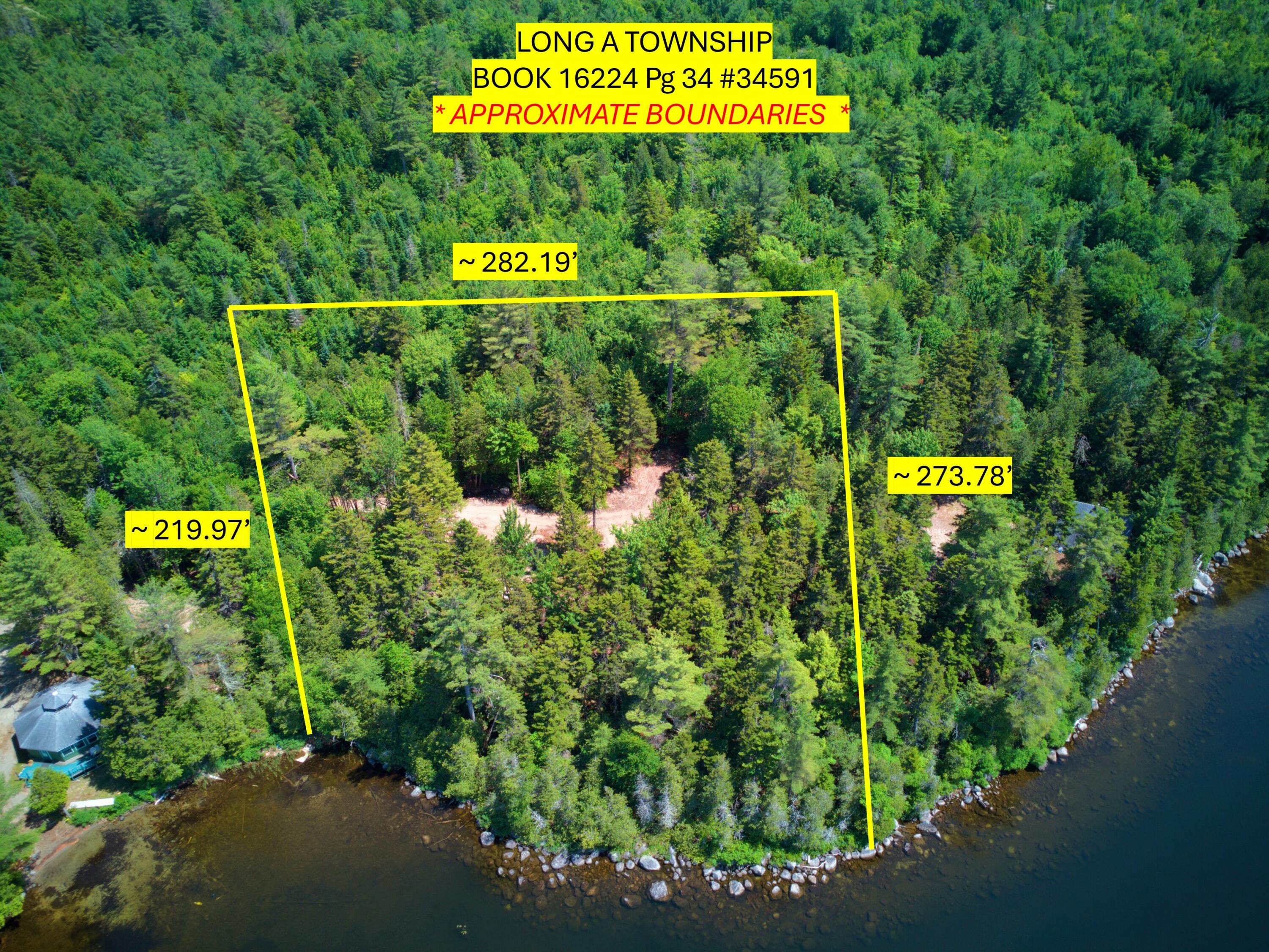 Lot Cl29 Lot Cl29 Cozy Corner Millinocket, ME 04462 - Photo 3 of 28 DRONE_BOUNDRY_PIC_1_FROM_WATER