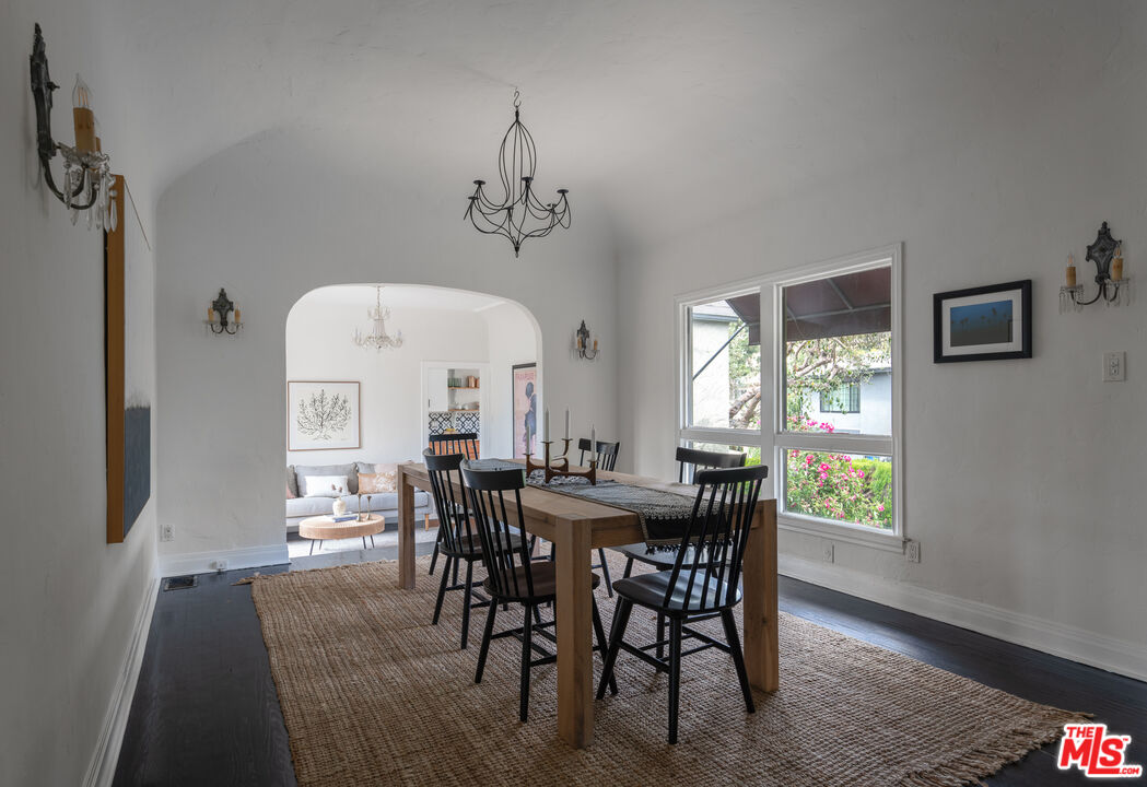 3640 Roderick Road Los Angeles, CA 90065 - Photo 12 of 27 a view of a dining room with furniture window and wooden floor