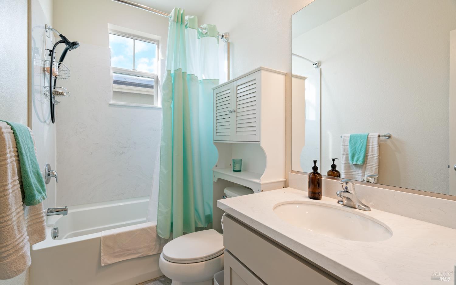 1461 Cecilia Drive Santa Rosa, CA 95401 - Photo 15 of 20 a bathroom with a sink toilet and shower